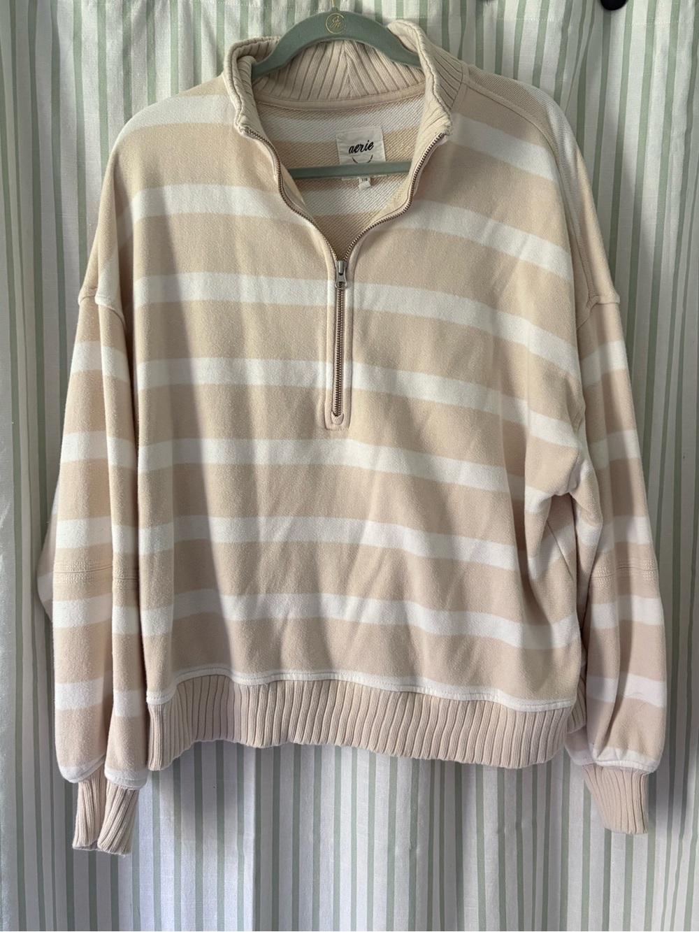 Aerie Cropped quarter zip